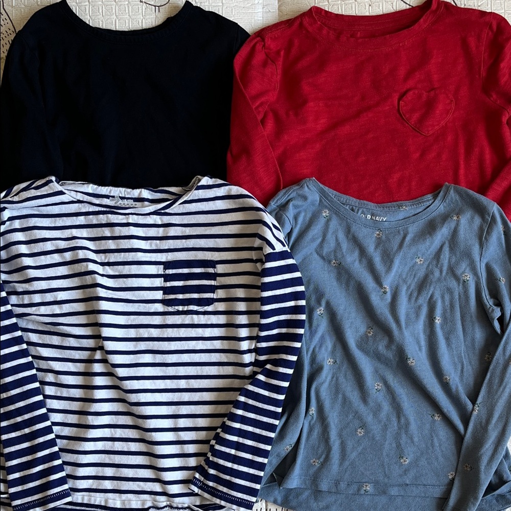 Old Navy Girls’ Long Sleeve Shirts - Size M (8)